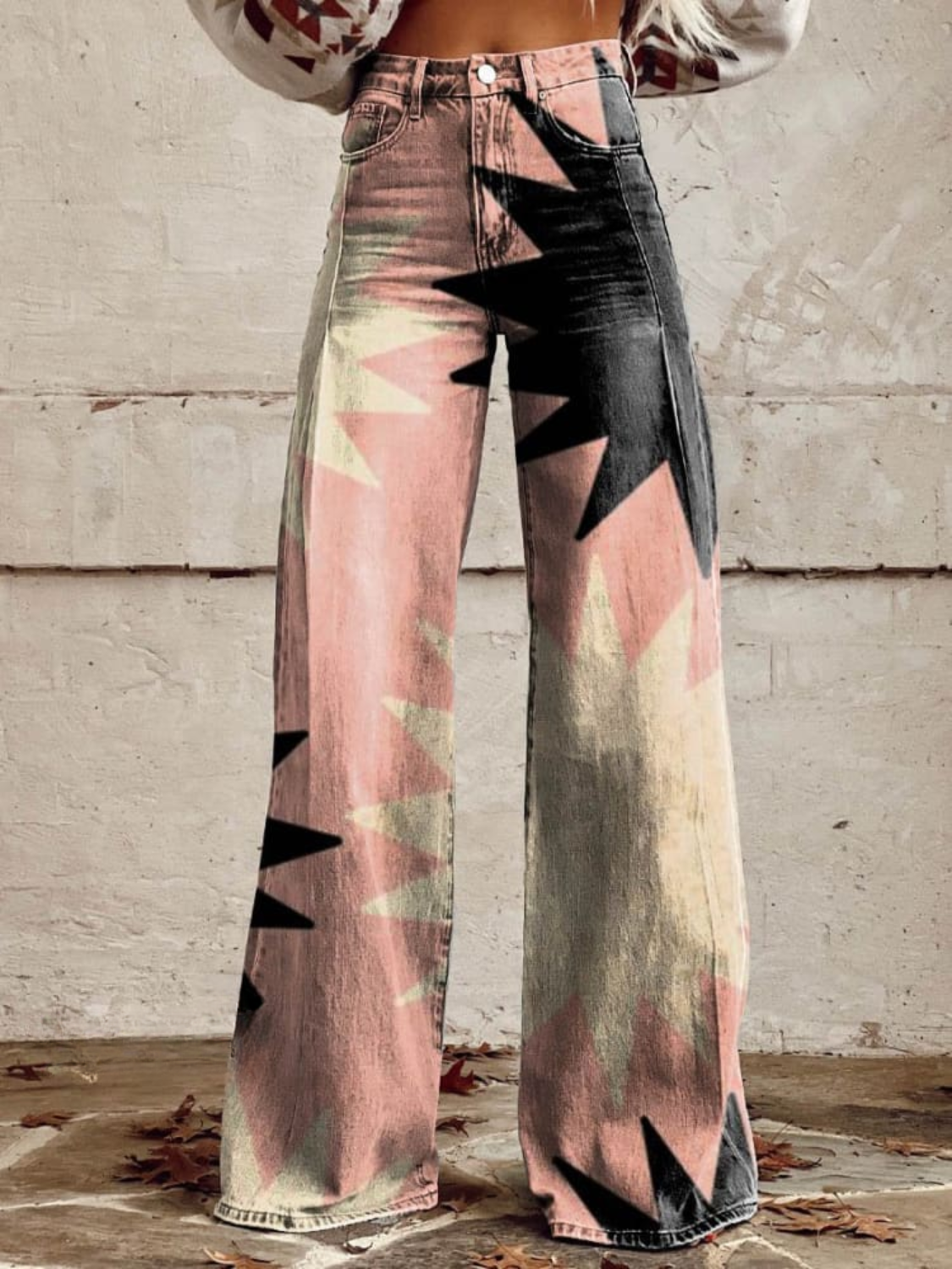 Agnieszka | Eleganckie Spodnie Boho