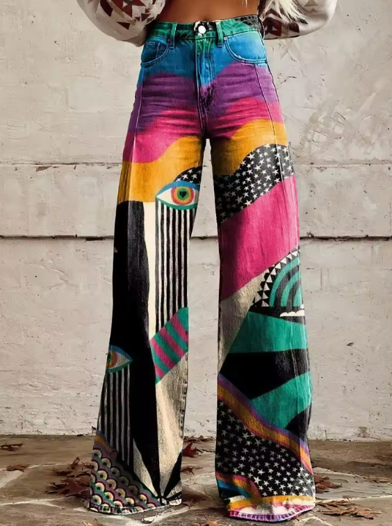 HÉLÈNE | Spodnie Boho Flare