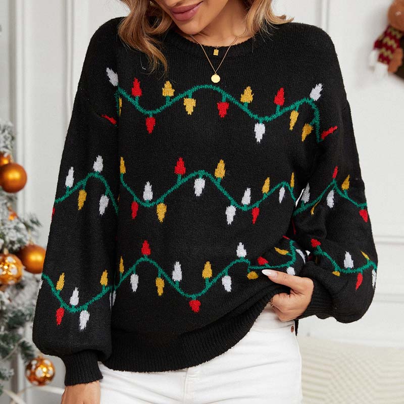 Sweter na Święta w Luźnym Stylu