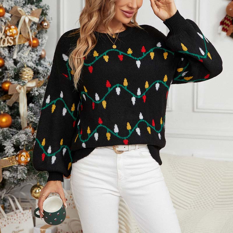 Sweter na Święta w Luźnym Stylu
