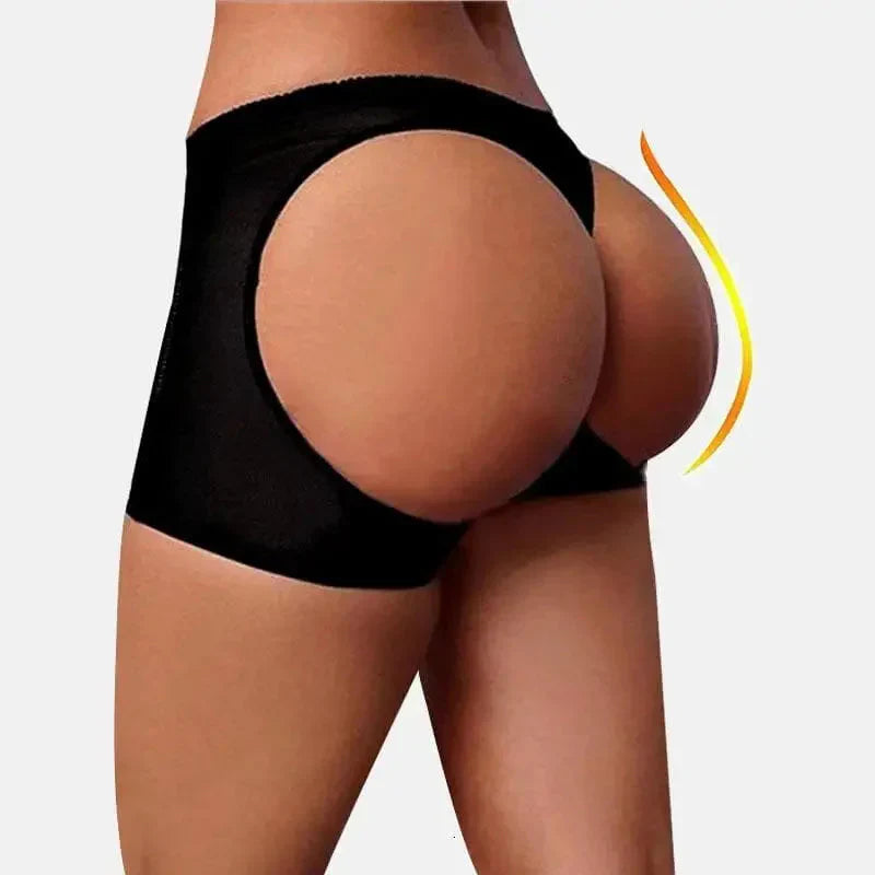 Majtki push-up z wyciętymi pośladkami