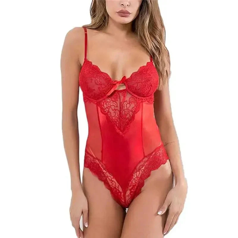 Body koronkowe half cup