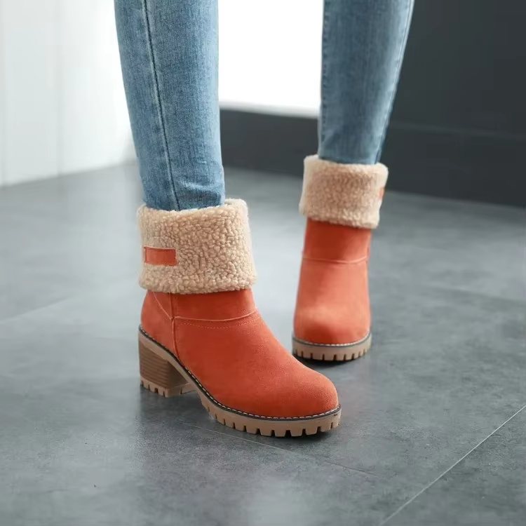 Luisa™ – Stylowe, ciepłe śniegowce ze skóry