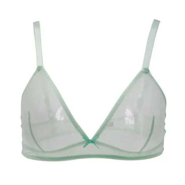Transparentny biustonosz