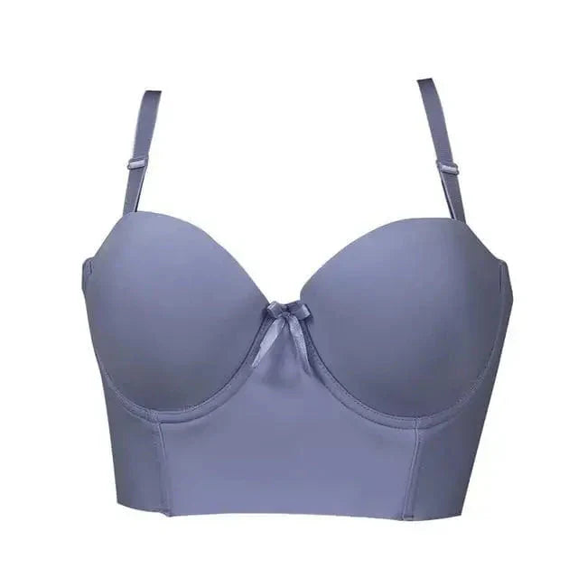 Biustonosz push-up krój półgorset