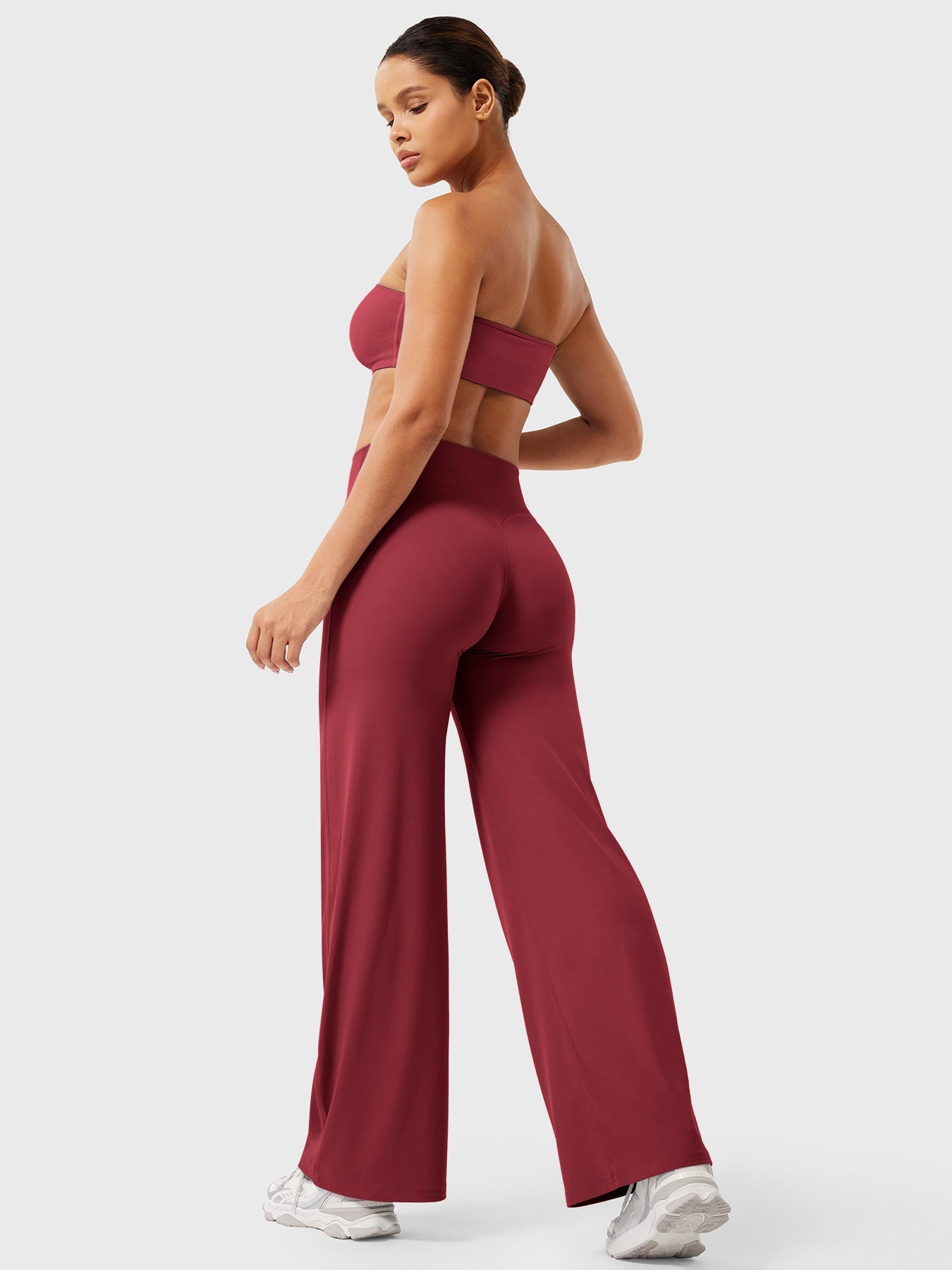 Spodnie Modelujące Wide Leg