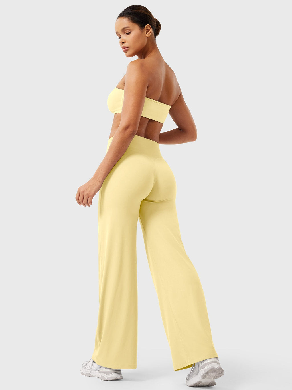 Spodnie Modelujące Wide Leg