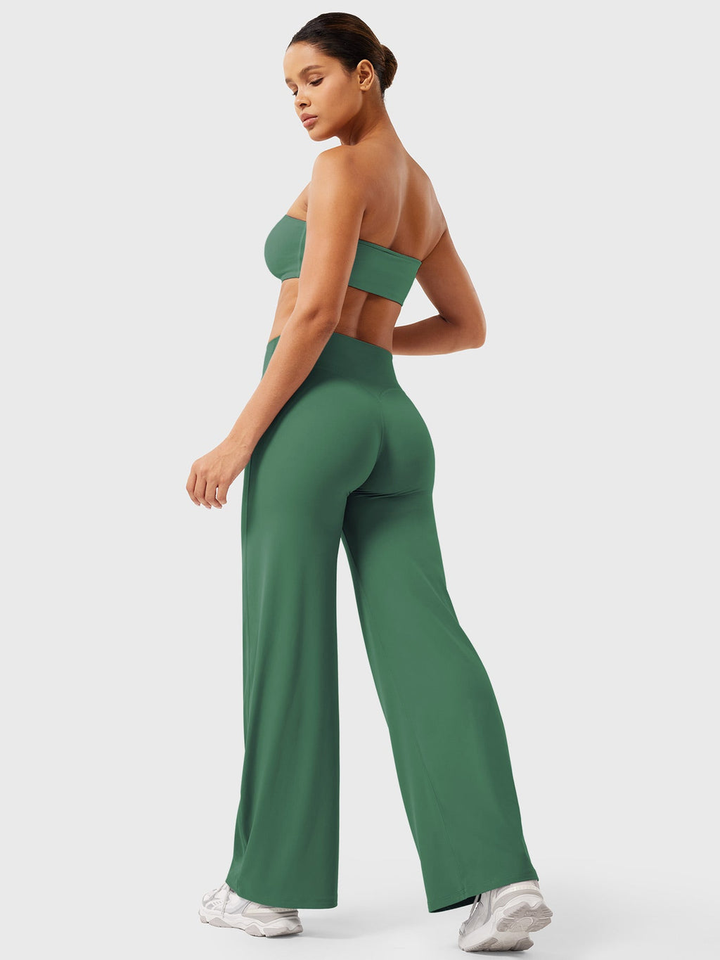 Spodnie Modelujące Wide Leg