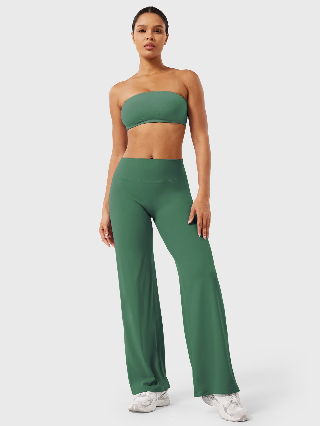 Spodnie Modelujące Wide Leg
