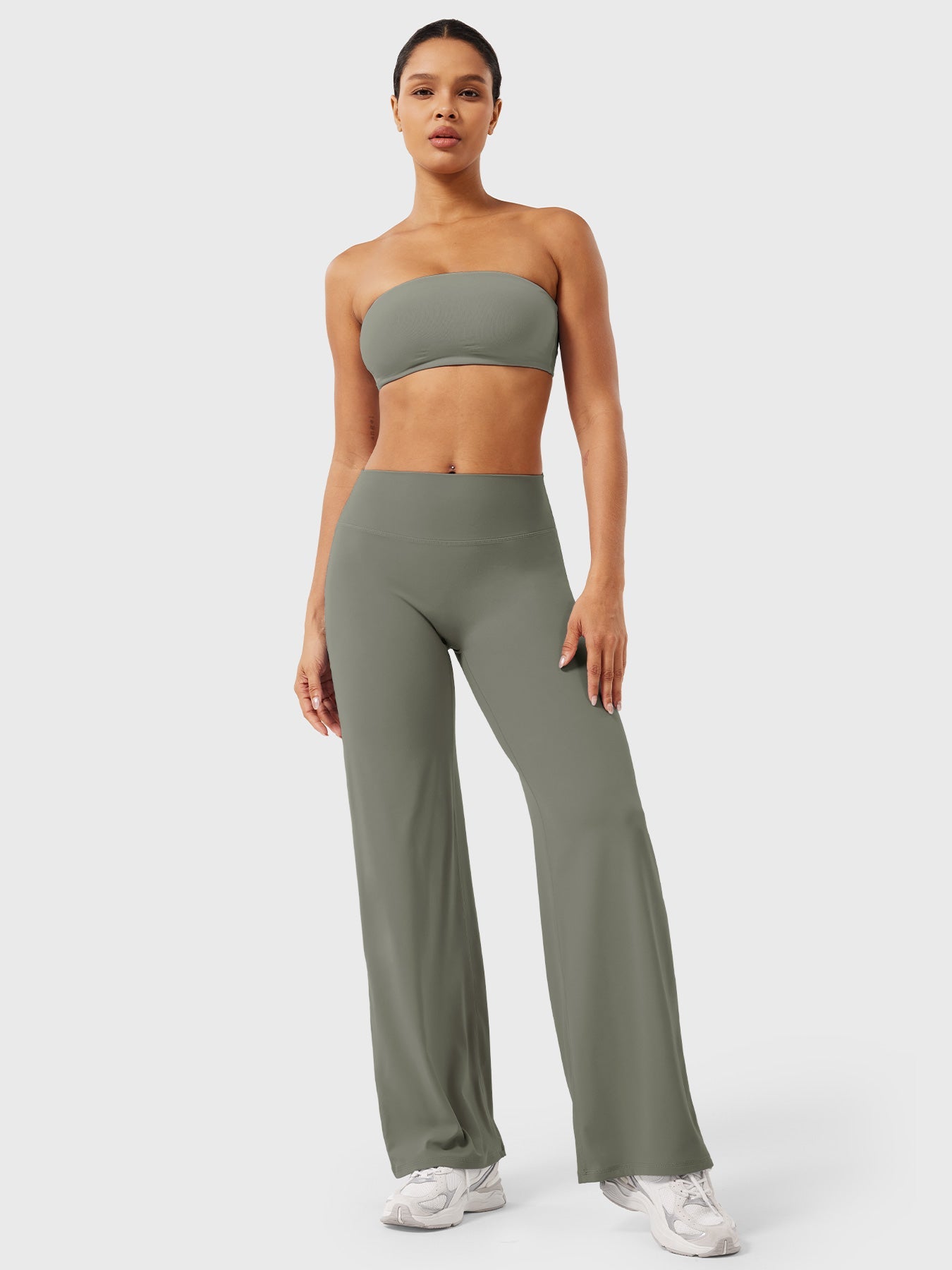 Spodnie Modelujące Wide Leg
