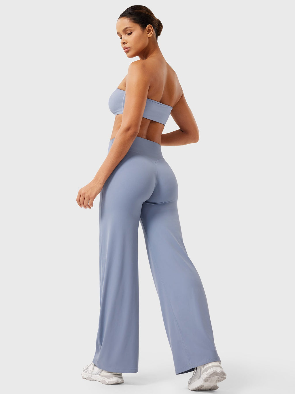 Spodnie Modelujące Wide Leg