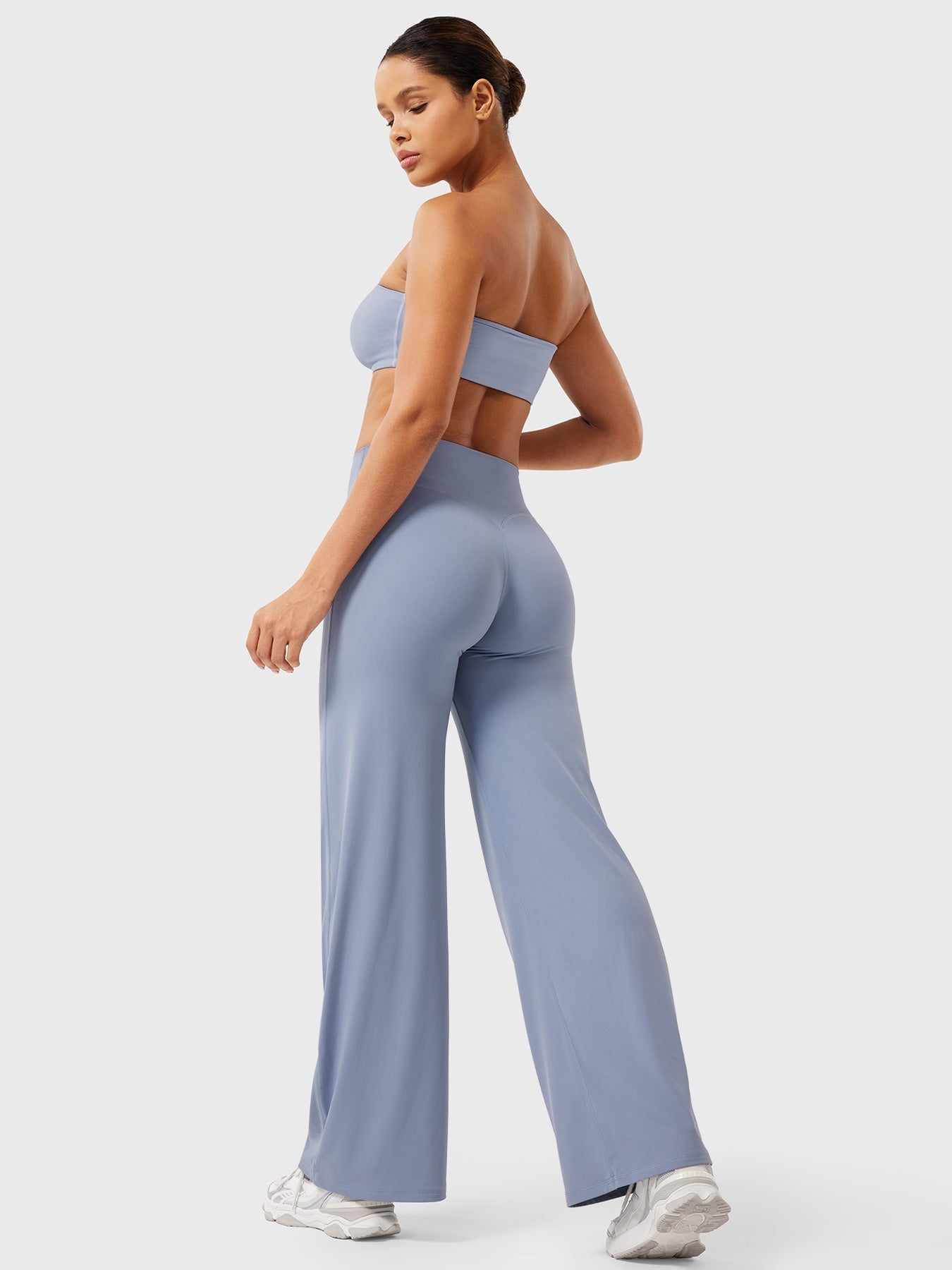 Spodnie Modelujące Wide Leg
