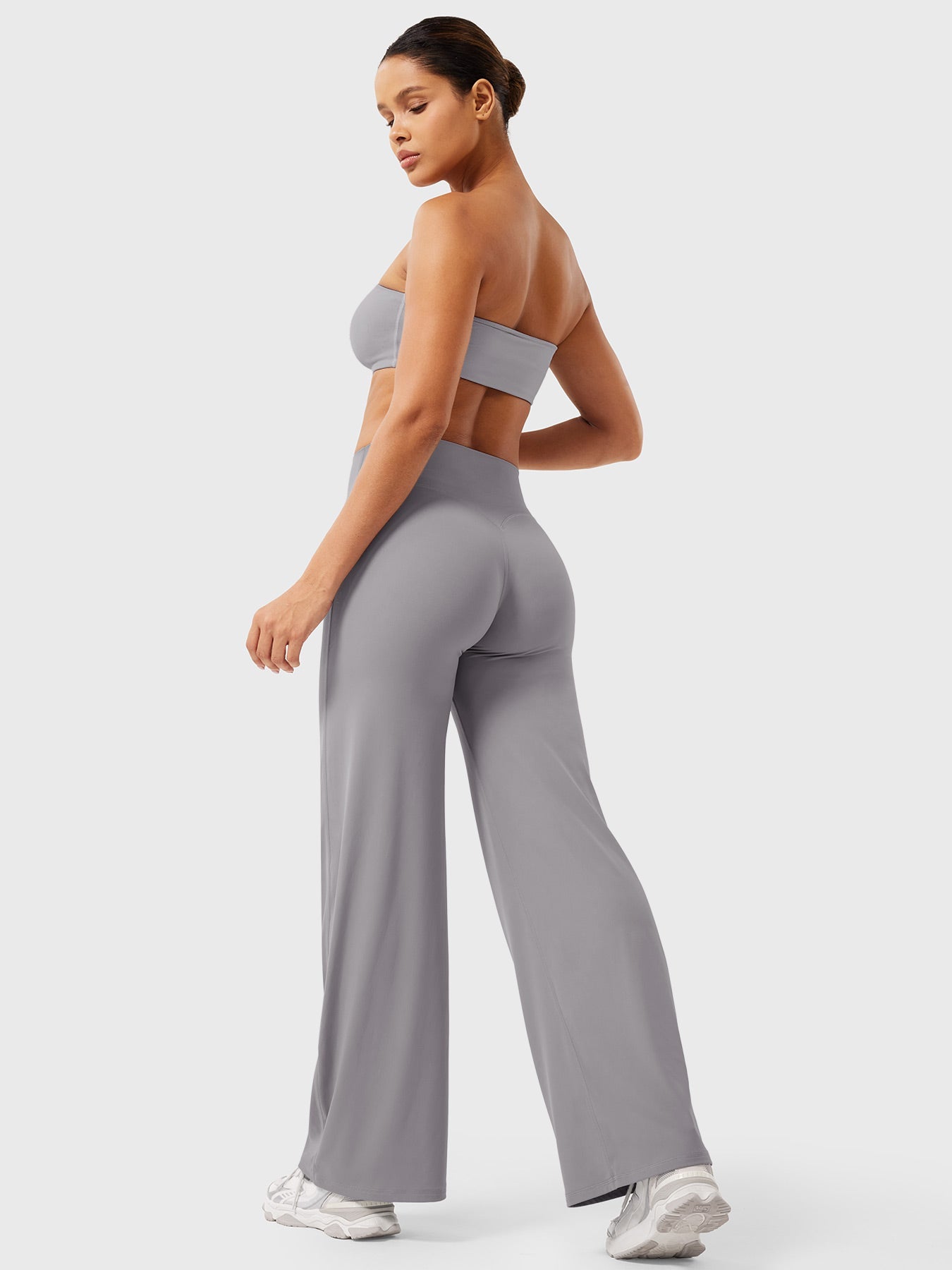 Spodnie Modelujące Wide Leg