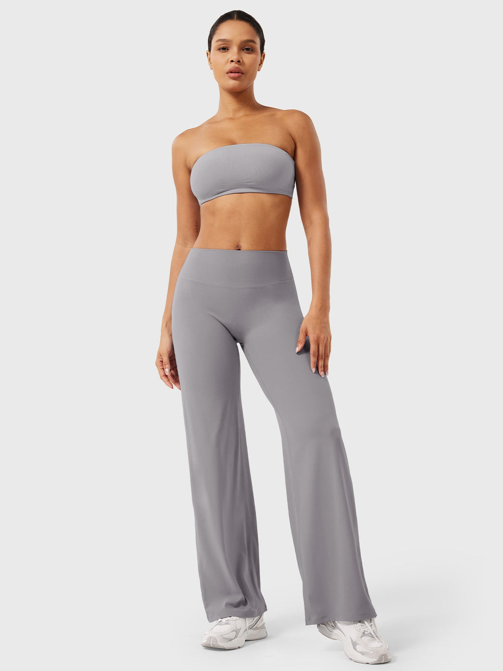 Spodnie Modelujące Wide Leg