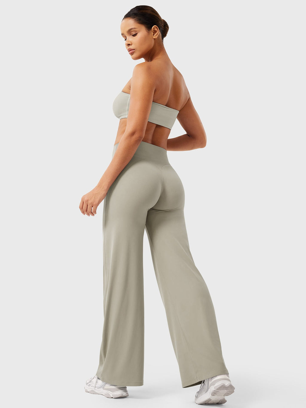 Spodnie Modelujące Wide Leg