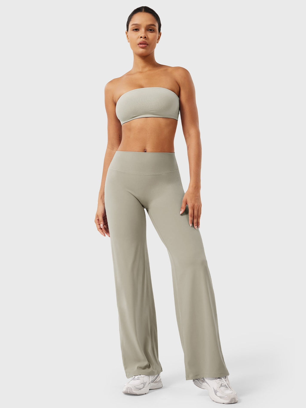 Spodnie Modelujące Wide Leg