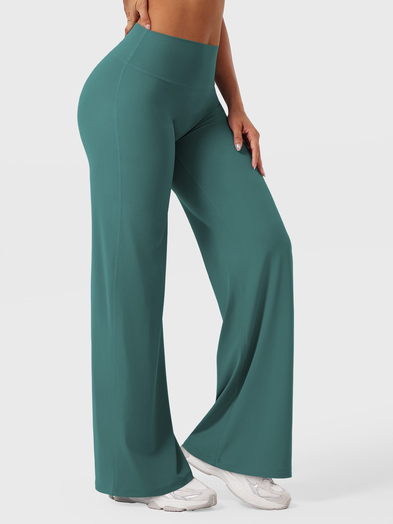 Spodnie Modelujące Wide Leg