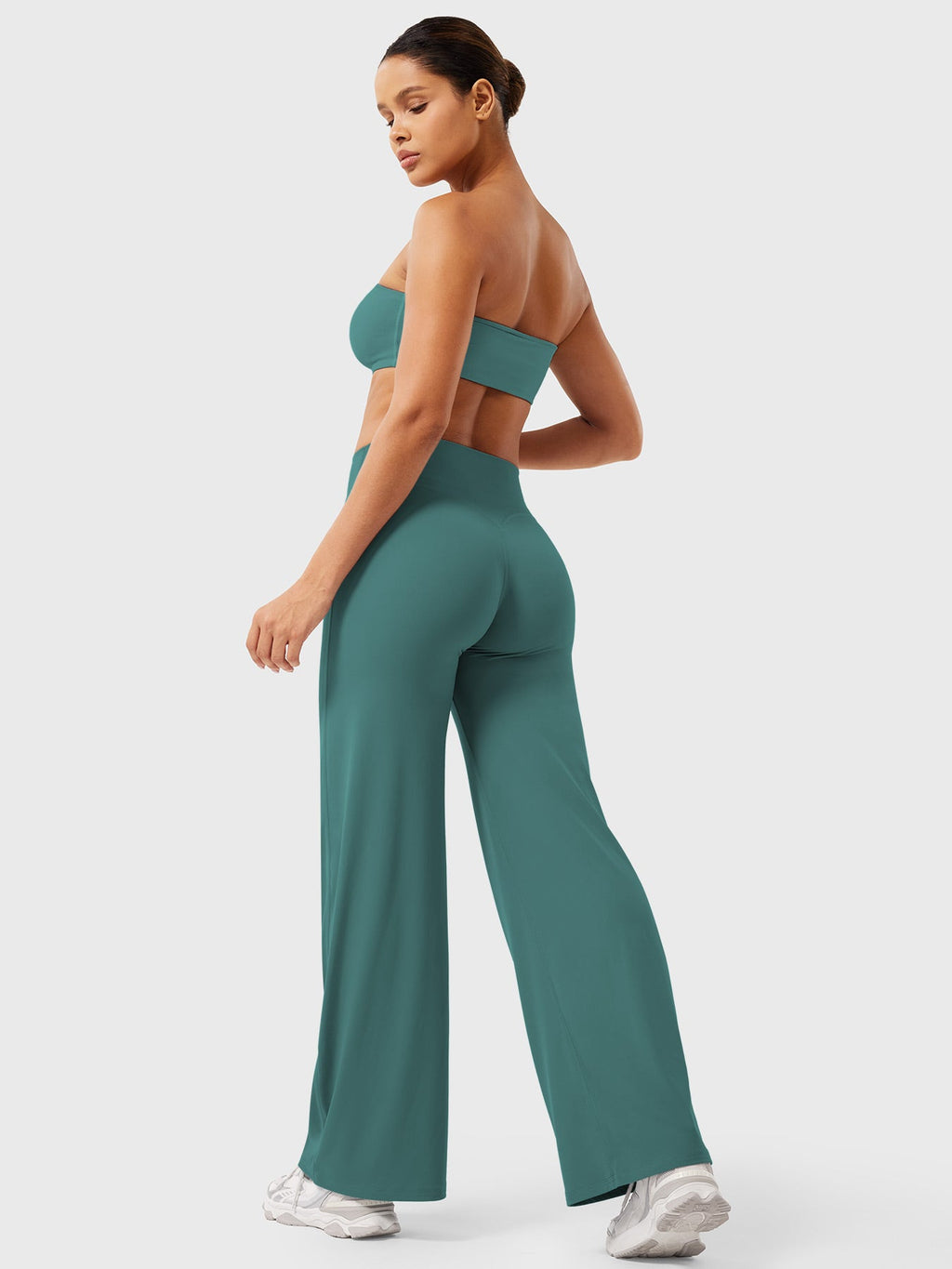 Spodnie Modelujące Wide Leg