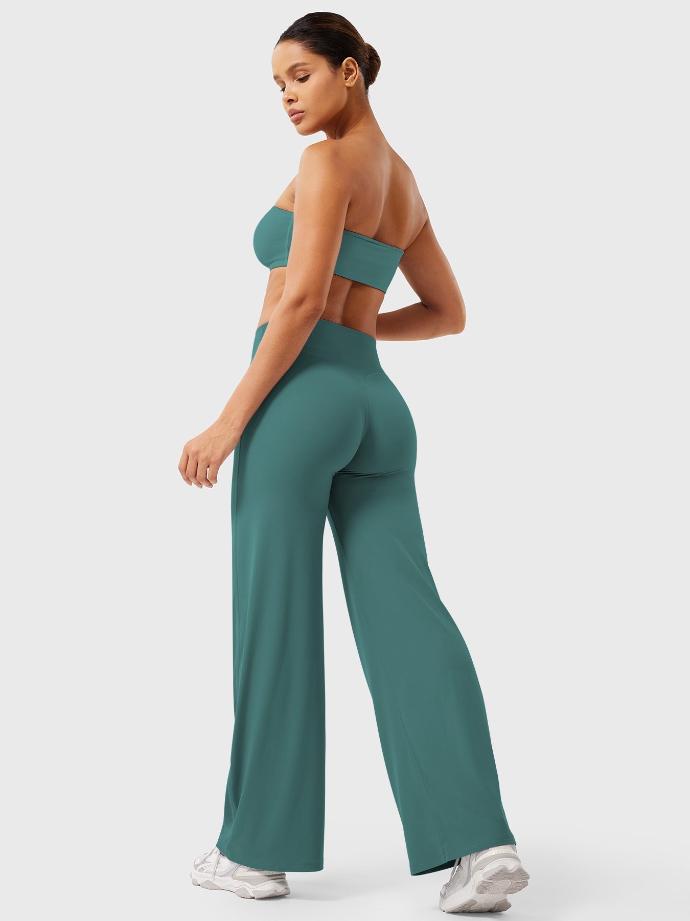 Spodnie Modelujące Wide Leg