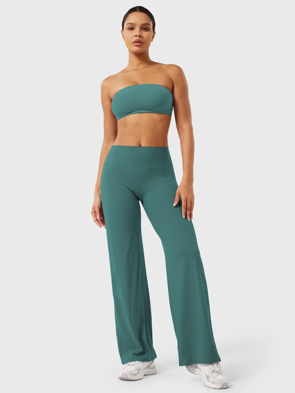 Spodnie Modelujące Wide Leg