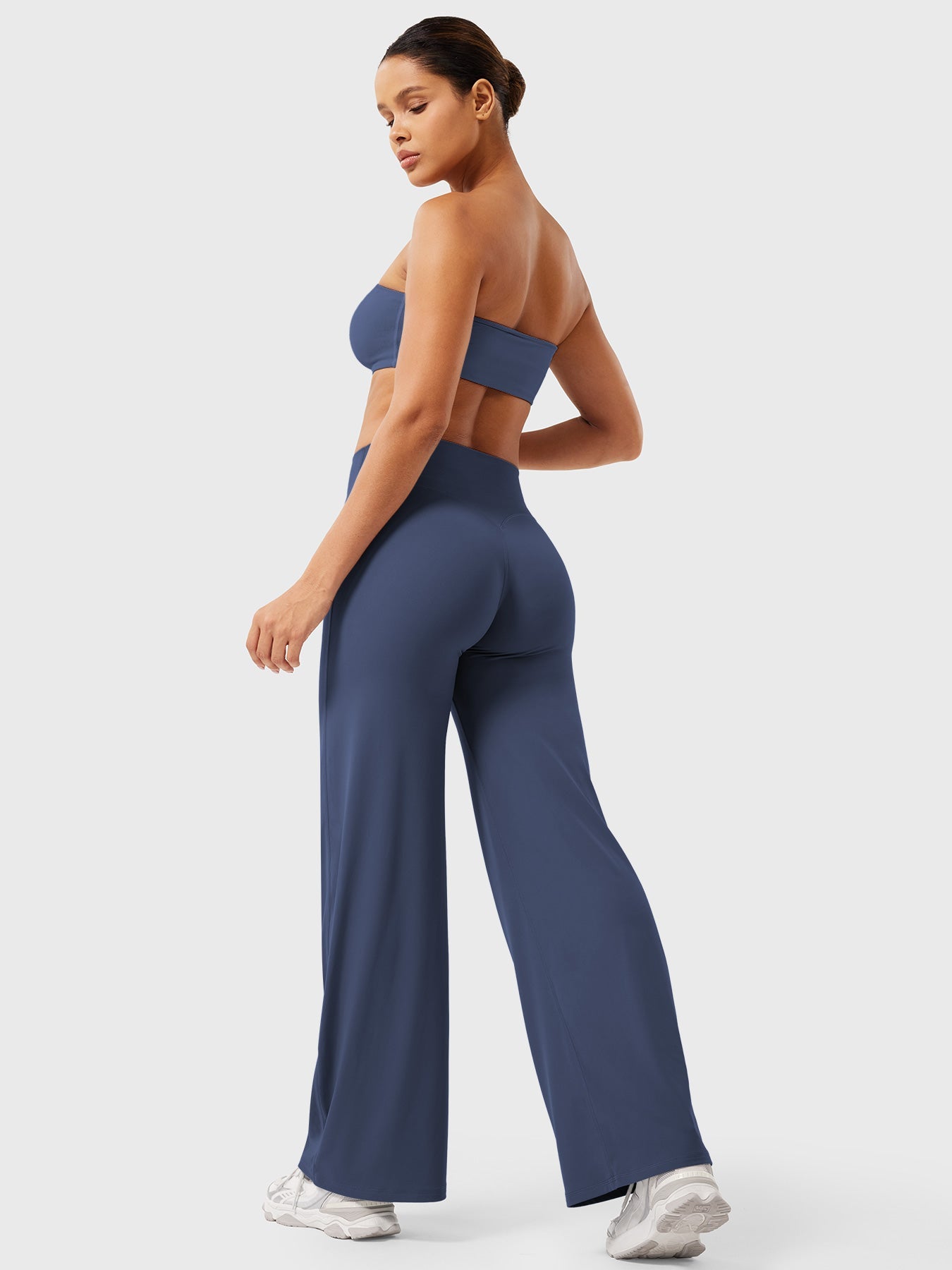 Spodnie Modelujące Wide Leg