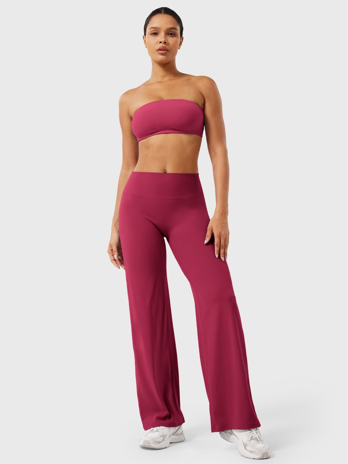 Spodnie Modelujące Wide Leg