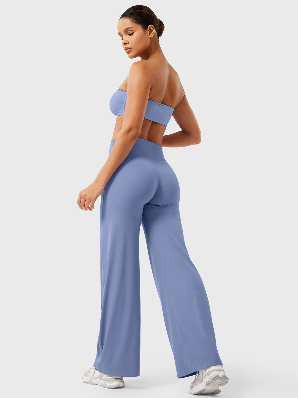 Spodnie Modelujące Wide Leg